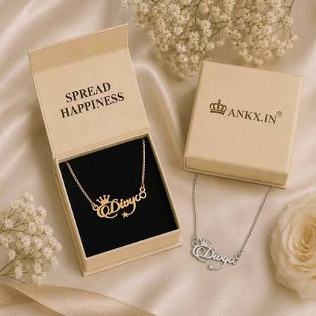 Custom Gold Name Pendant