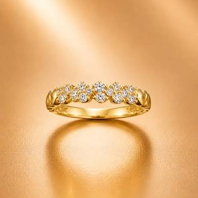 Floral Gold Ring for Women
